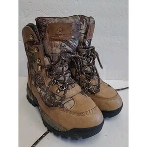 Game Winner Thinslate Waterproof‎ Camo Print Outdoor Boots Women's Size 8.5